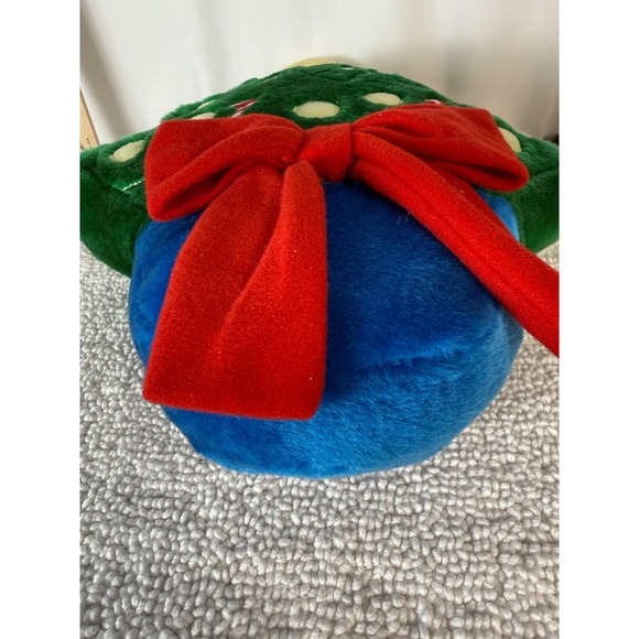 VTG KMART Plush Christmas Tree Holiday Decoration Candy Cane Ornaments - Picture 8 of 8